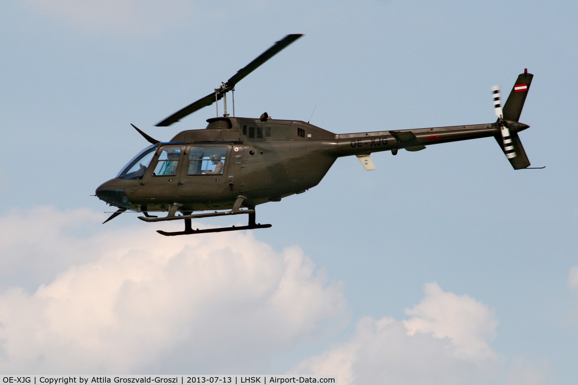 OE-XJG, 1969 Agusta AB-206A JetRanger C/N 8134, Siofok-Kiliti Airport, Hungary