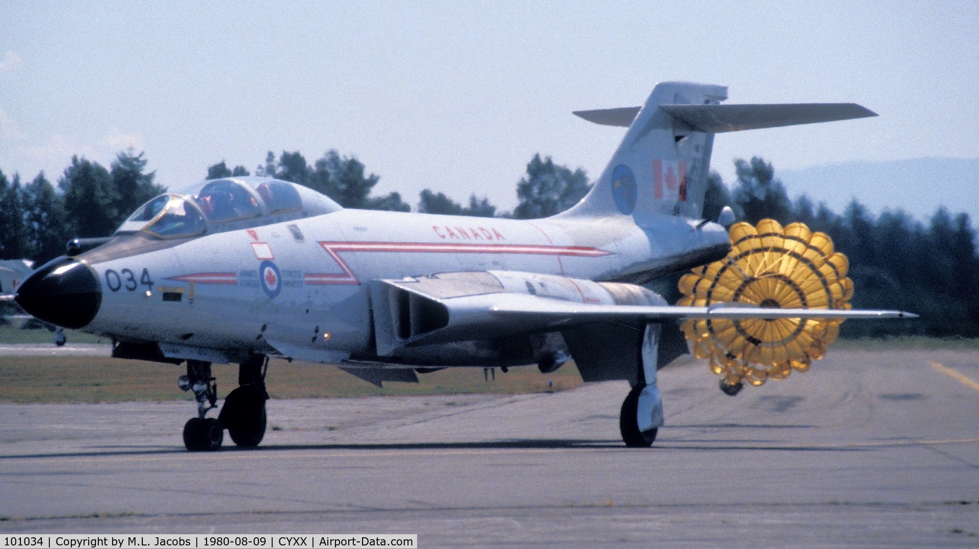 101034, 1957 McDonnell CF-101B Voodoo C/N 540, 1980 Abbotsford Air Show