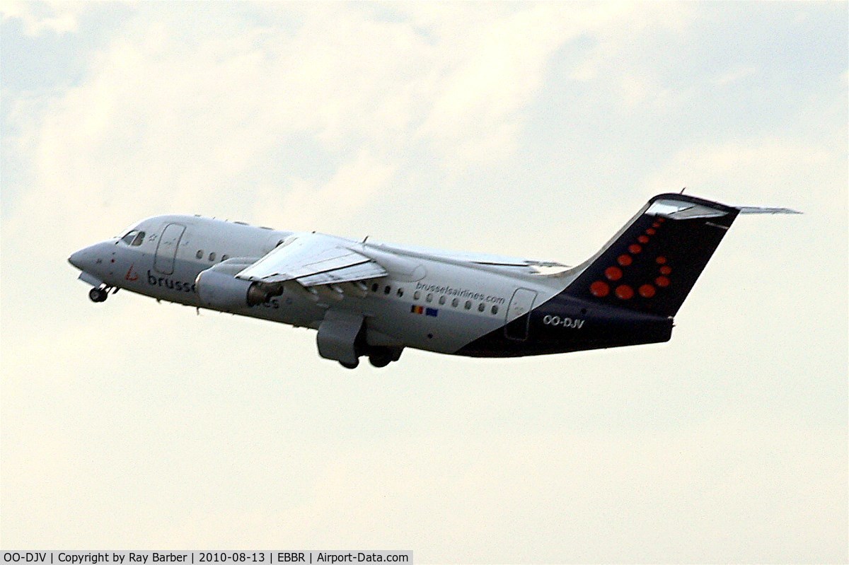 OO-DJV, 1996 British Aerospace Avro 146-RJ85 C/N E.2295, BAe 146-RJ85 [E2295] (Brussels Airlines) Brussels~OO 13/08/2010
