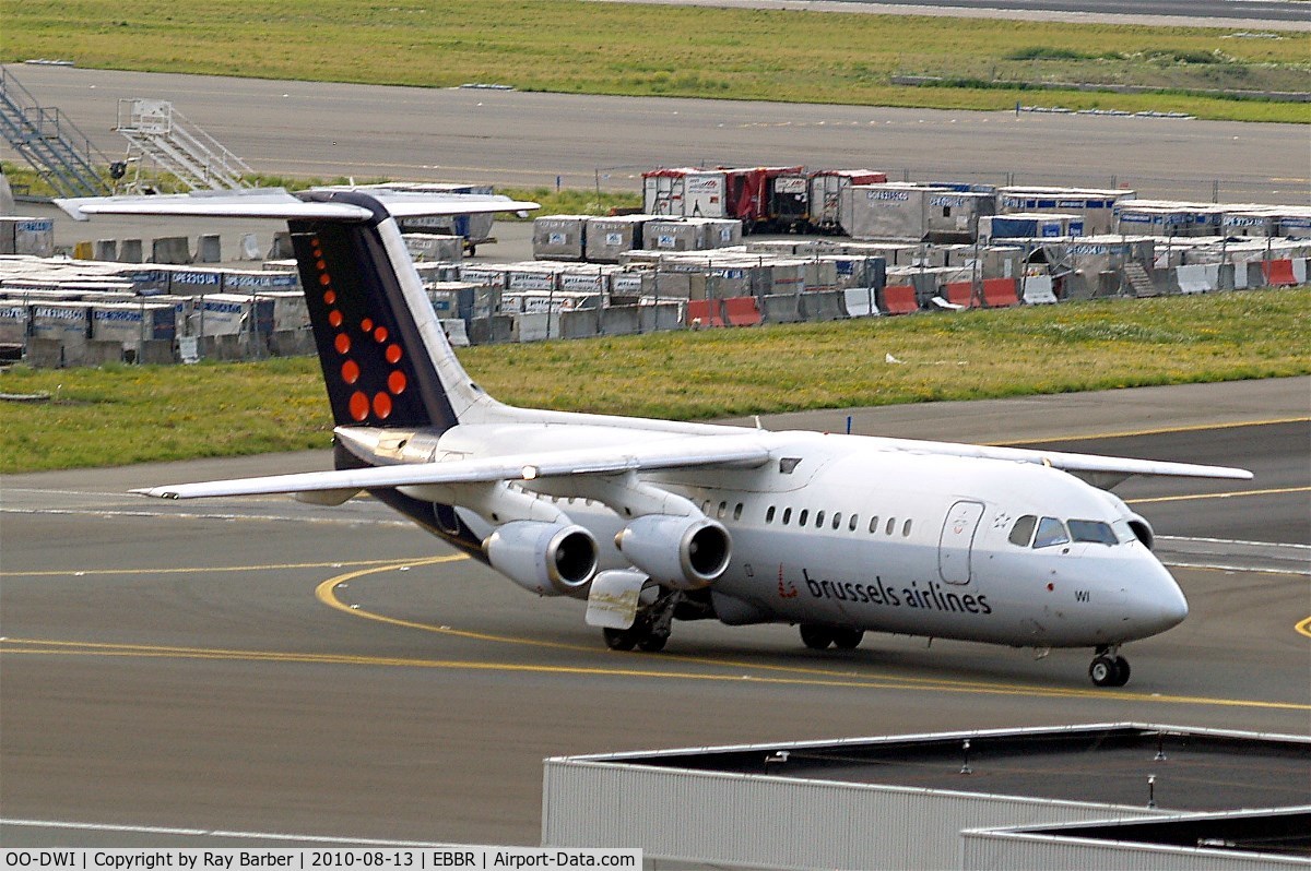 OO-DWI, 1999 British Aerospace Avro 146-RJ100 C/N E3342, BAe 146-RJ100 [E3342] (Brussels Airlines) Brussels~OO 13/08/2010