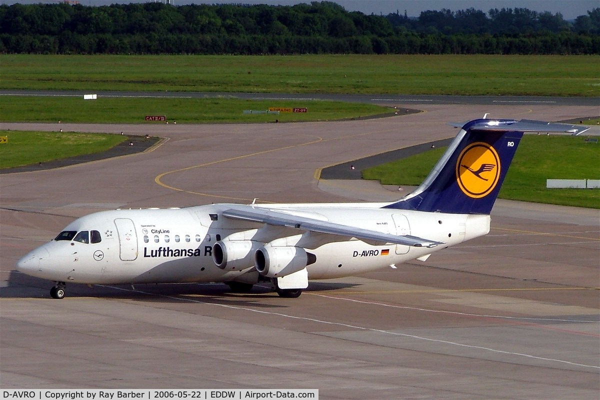 D-AVRO, 1994 British Aerospace Avro 146-RJ85 C/N E.2246, BAe 146-RJ85 [E2246] (Lufthansa Regional) Bremen~D 22/05/2006