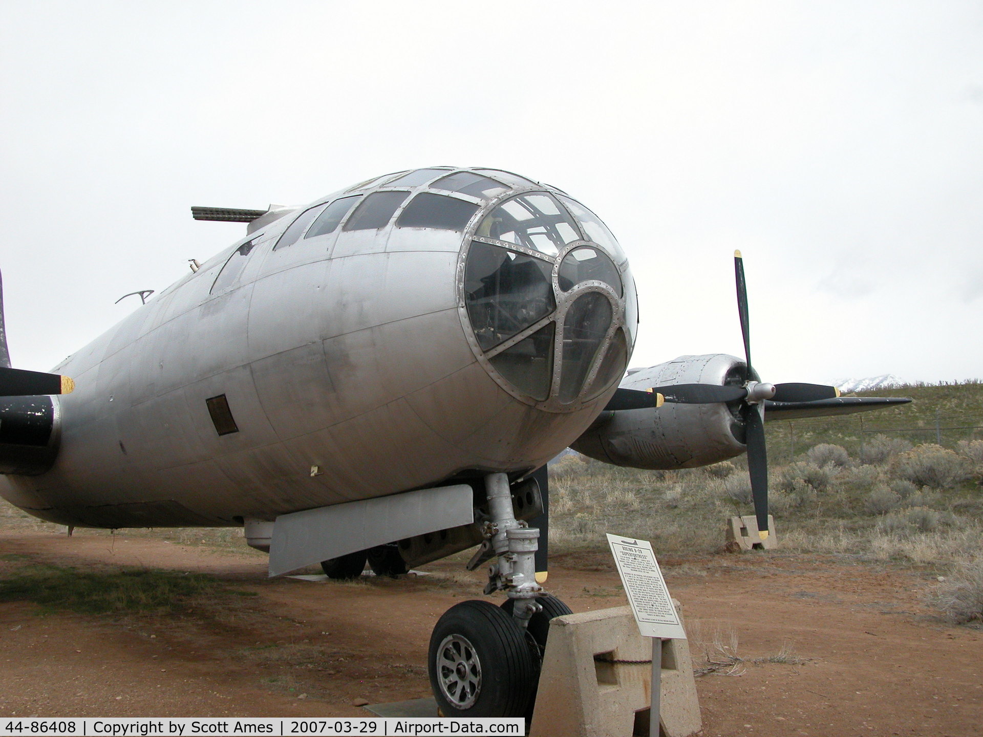44-86408, 1944 Boeing B-29A Superfortress C/N Not found 44-86408, Front Shot