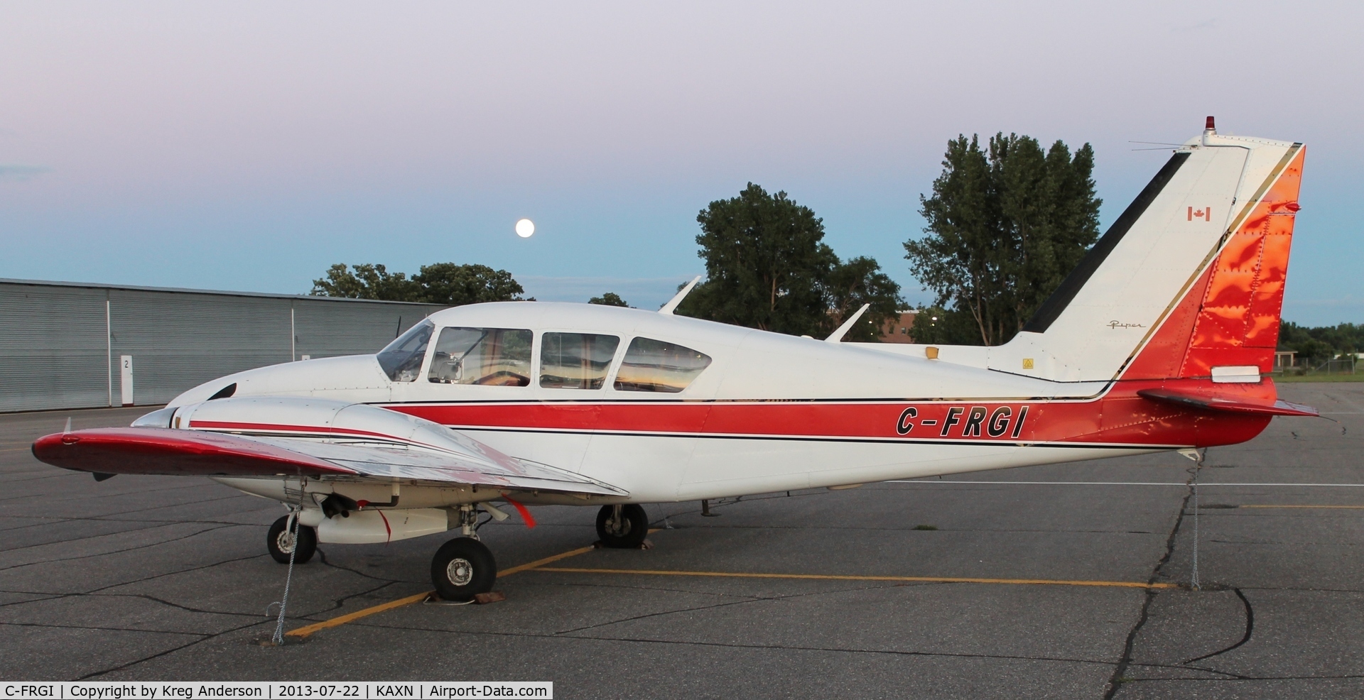 C-FRGI, 1964 Piper PA-23-250 C/N 27-2604, Piper PA-23-250 Aztec on the line.