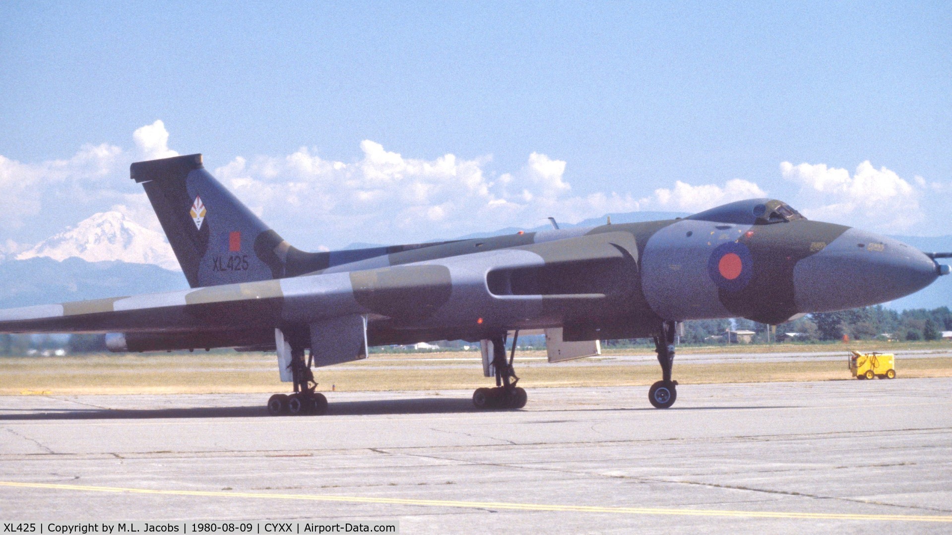 XL425, 1962 Avro Vulcan B.2 C/N Set 43, 1980 Abbotsford Air Show