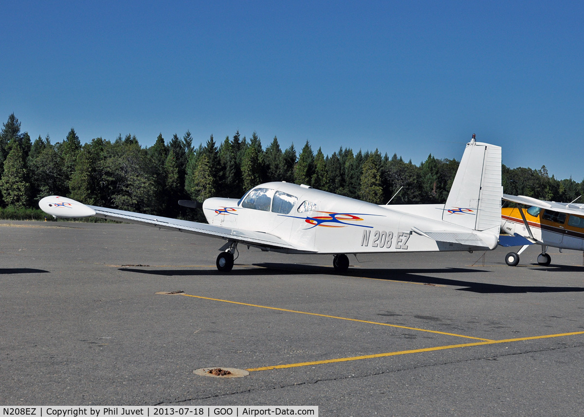 N208EZ, 1971 SIAI-Marchetti S-208 C/N 2-24, Parked at Nevada County Airport, Grass Valley, CA.