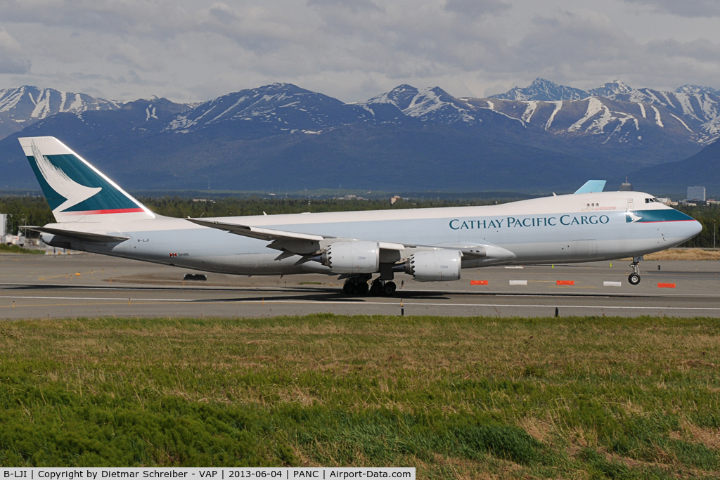 B-LJI, 2012 Boeing 747-867F/SCD C/N 39247, Cathay Pacific Boeing 747-8