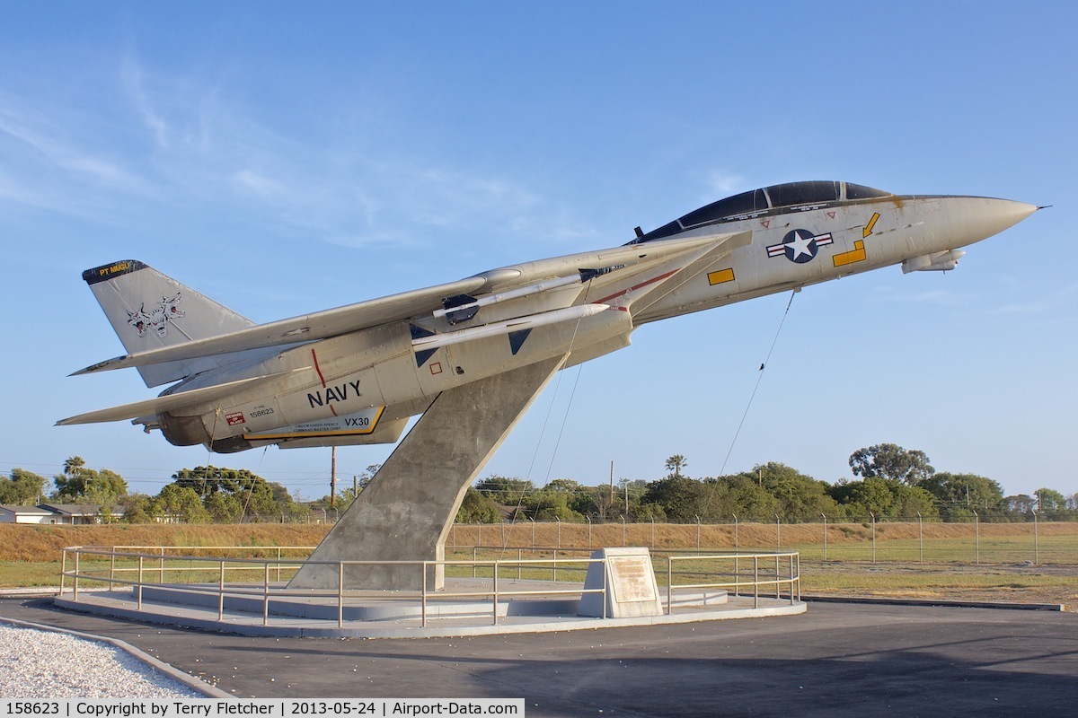 158623, 1973 Grumman F-14A Tomcat C/N 24, Preserved at Point Mugu NAS, Oxnard, California
