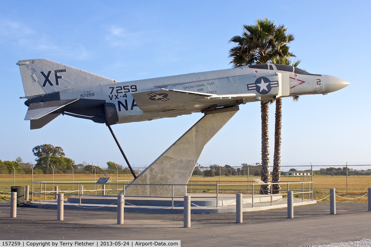157259, 1969 McDonnell F-4S Phantom II C/N 3666, Preserved at Point Mugu NAS, Oxnard, California