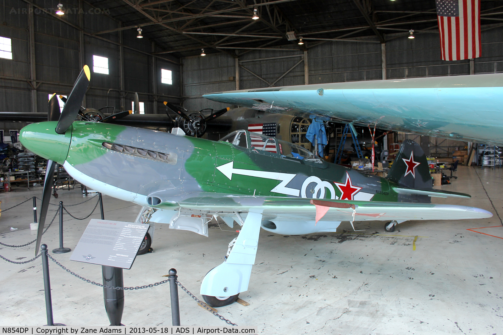 N854DP, 1994 Yakovlev Yak-3M C/N 0470101, Cavanaugh Flight Museum, Warbirds over Addison 2013