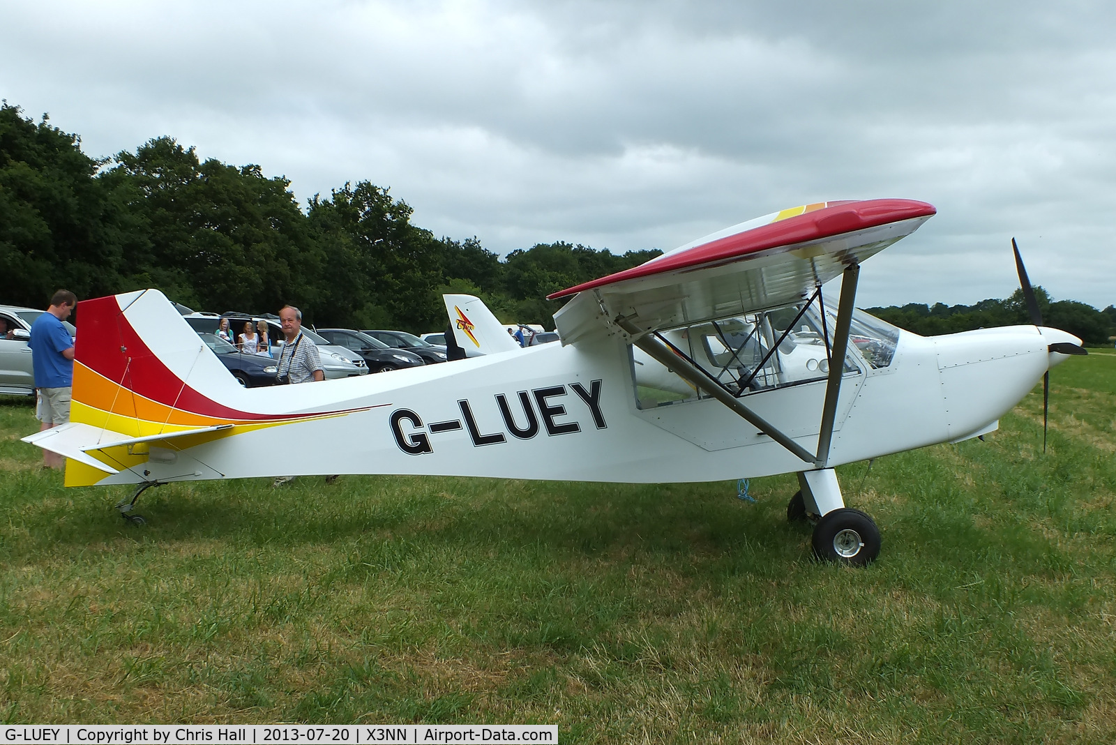 G-LUEY, 2010 Rans S-7S Courier C/N LAA 218-14772, at the Stoke Golding stakeout 2013