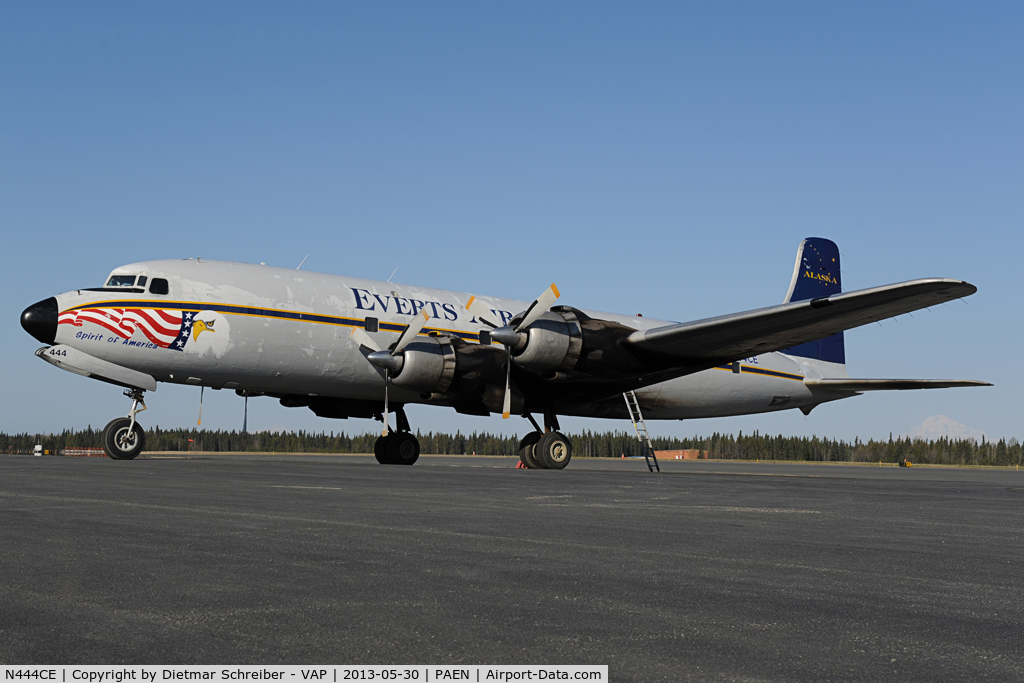 N444CE, 1958 Douglas DC-6B C/N 45478, Everts Air Fuel DC6