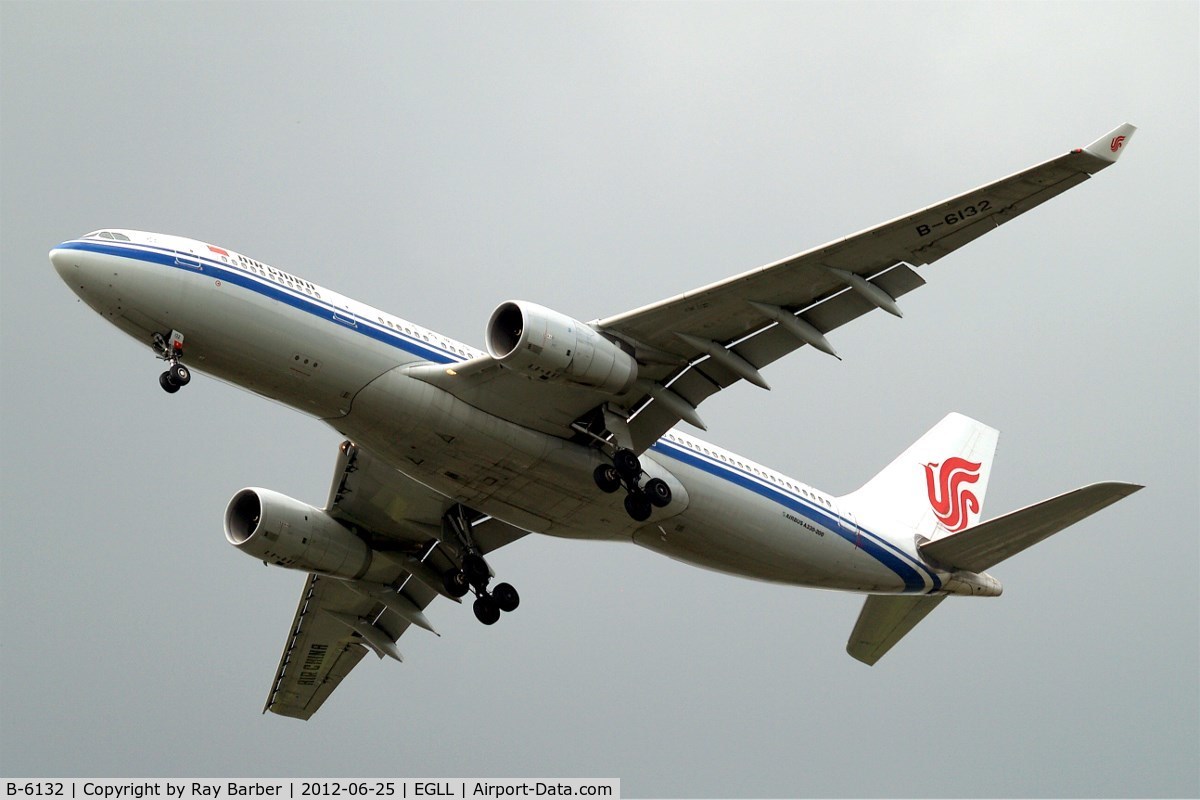 B-6132, 2008 Airbus A330-243 C/N 944, Airbus A330-243 [944] (Air China) Home~G 25/06/2012. On approach 27R.