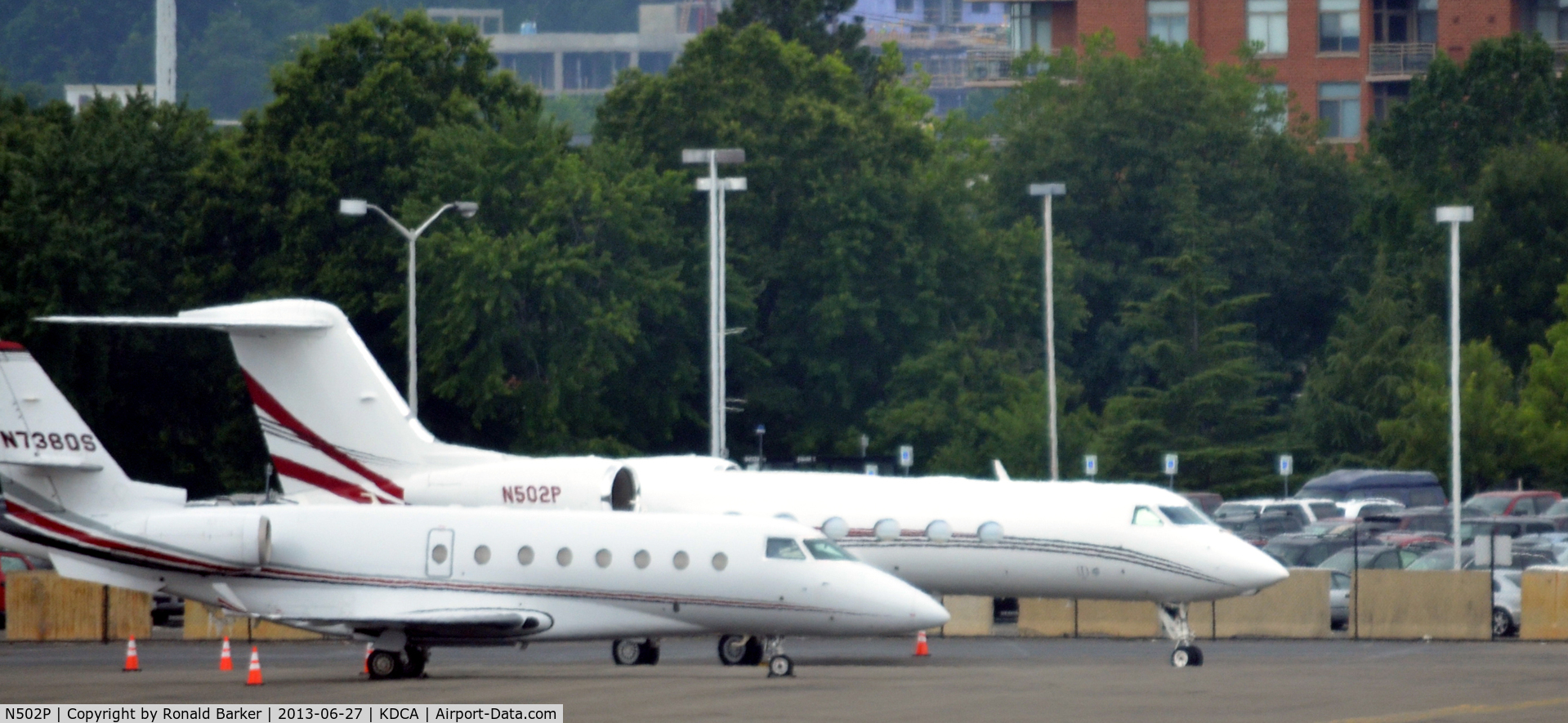 N502P, Gulfstream Aerospace GIV-X (G450) C/N 4231, Parked DCA