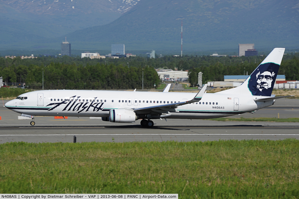 N408AS, 2013 Boeing 737-990/ER C/N 41732, Alaska Airlines Boeing 737-900