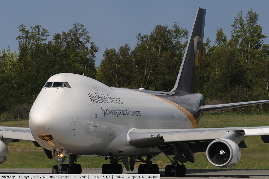 N570UP, 2007 Boeing 747-44AF C/N 35667, UPS Boeing 747-400