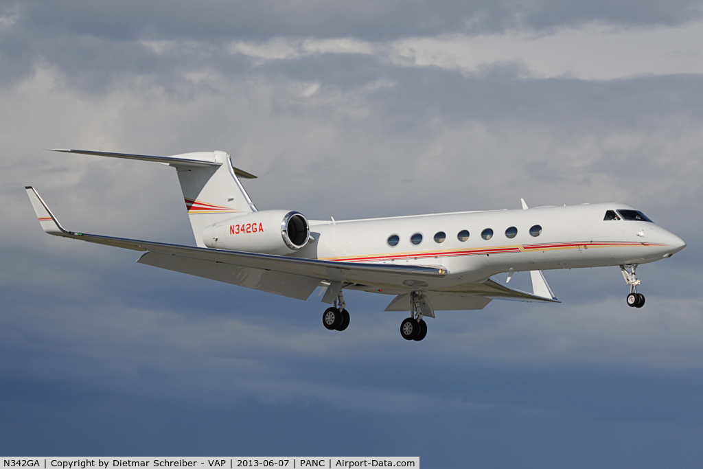 N342GA, Gulfstream Aerospace GV-SP (G550) C/N 5402, Gulfstream 550