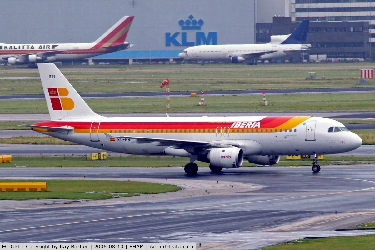 EC-GRI, 1991 Airbus A320-211 C/N 177, Airbus A320-211 [0177] (Iberia) Amsterdam-Schiphol~PH 10/08/2006