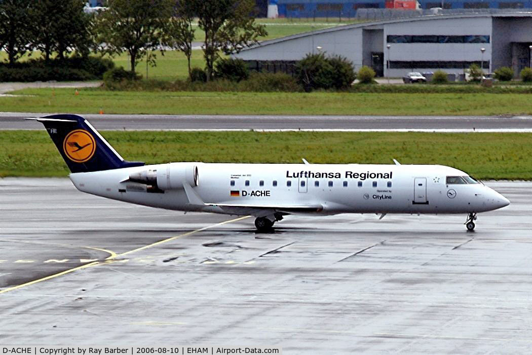 D-ACHE, 2000 Canadair CRJ-200LR (CL-600-2B19) C/N 7407, Canadair CRJ-200LR [7407] (Lufthansa Regional) Amsterdam-Schiphol~PH 10/08/2006