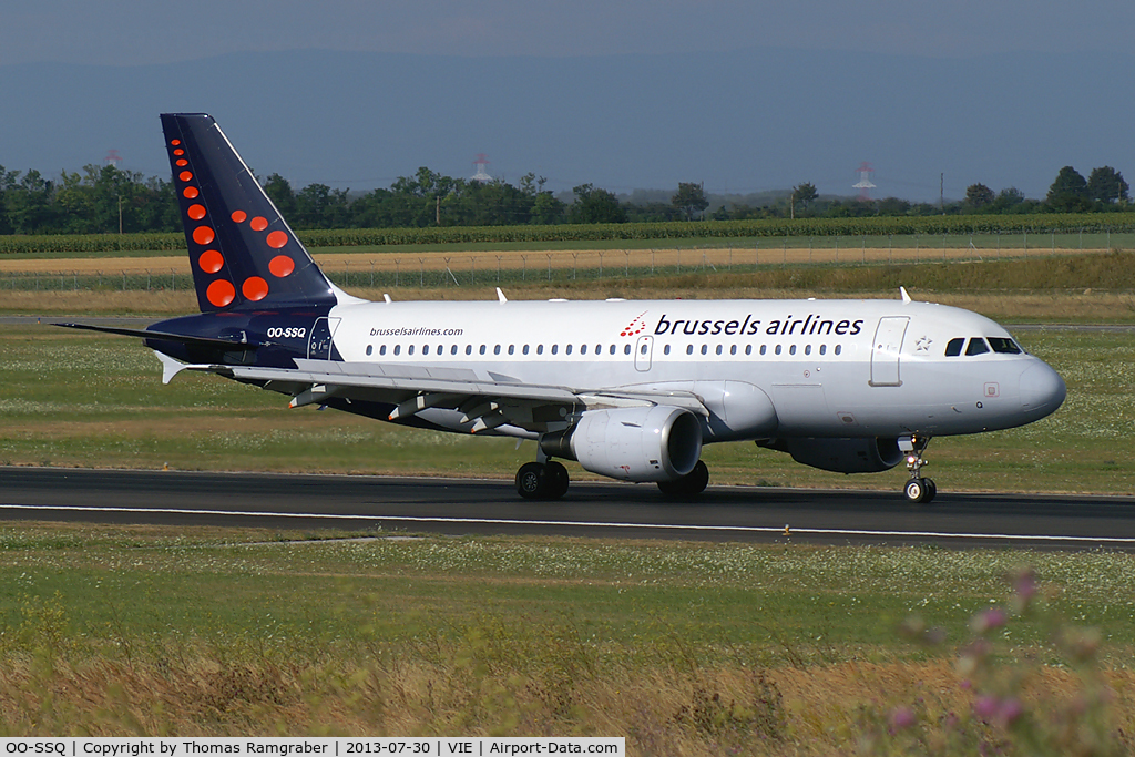 OO-SSQ, 2009 Airbus A319-112 C/N 3790, Brussels Airlines Airbus A319