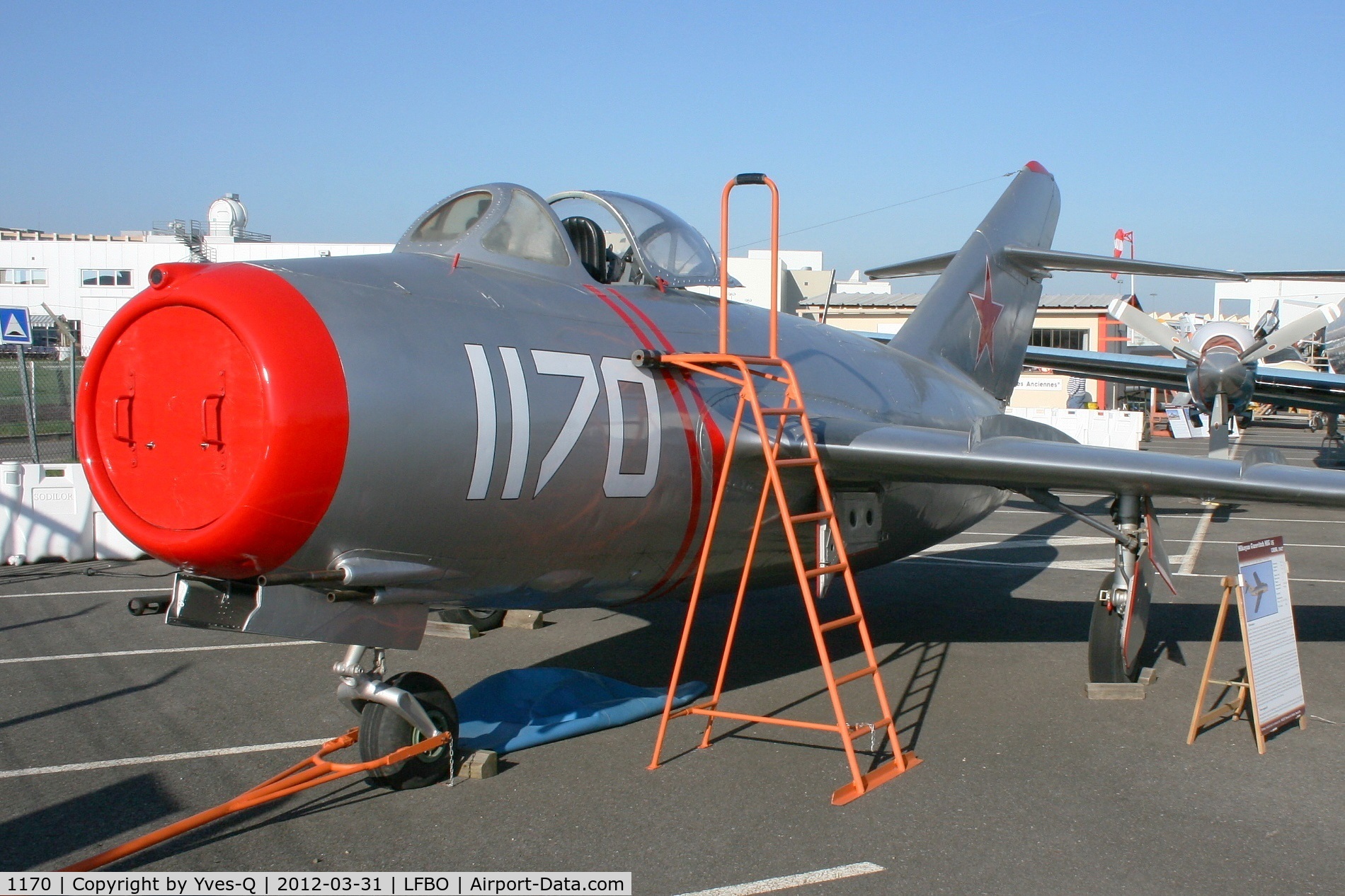 1170, Mikoyan-Gurevich MiG-15bis C/N 713001, Mikoyan-Gurevich MIG-15bis, Les Ailes anciennes Toulouse -Blagnac (LFPO)