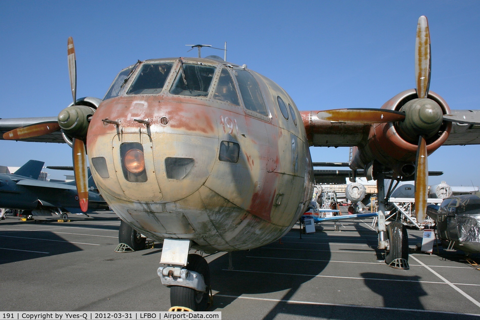 191, Nord N-2501F Noratlas C/N 191, Nord N-2501F Noratlas, Les Ailes Anciennes Toulouse-Blagnac (LFBO)