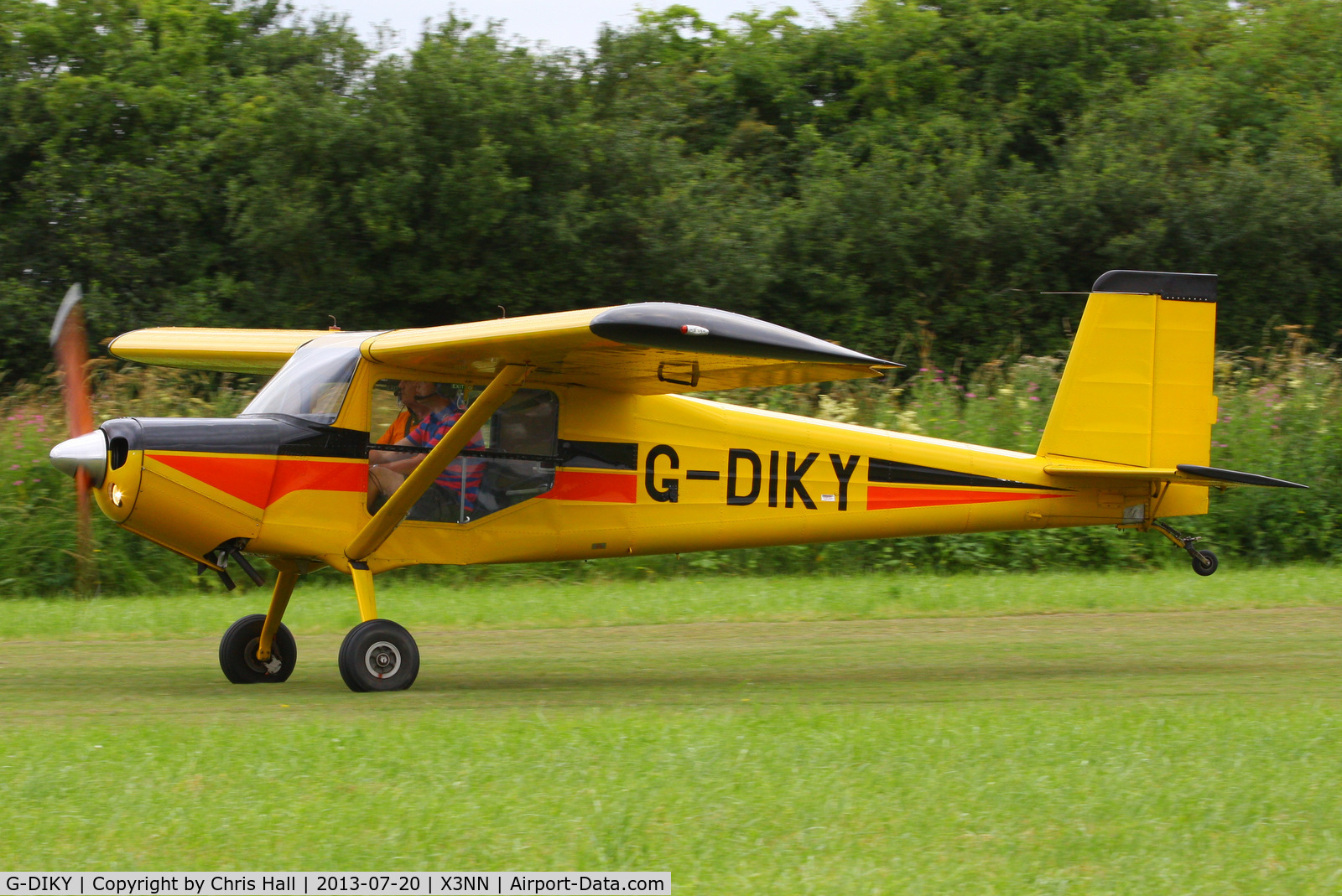 G-DIKY, 2003 Murphy Rebel C/N PFA 232-13182, at the Stoke Golding stakeout 2013