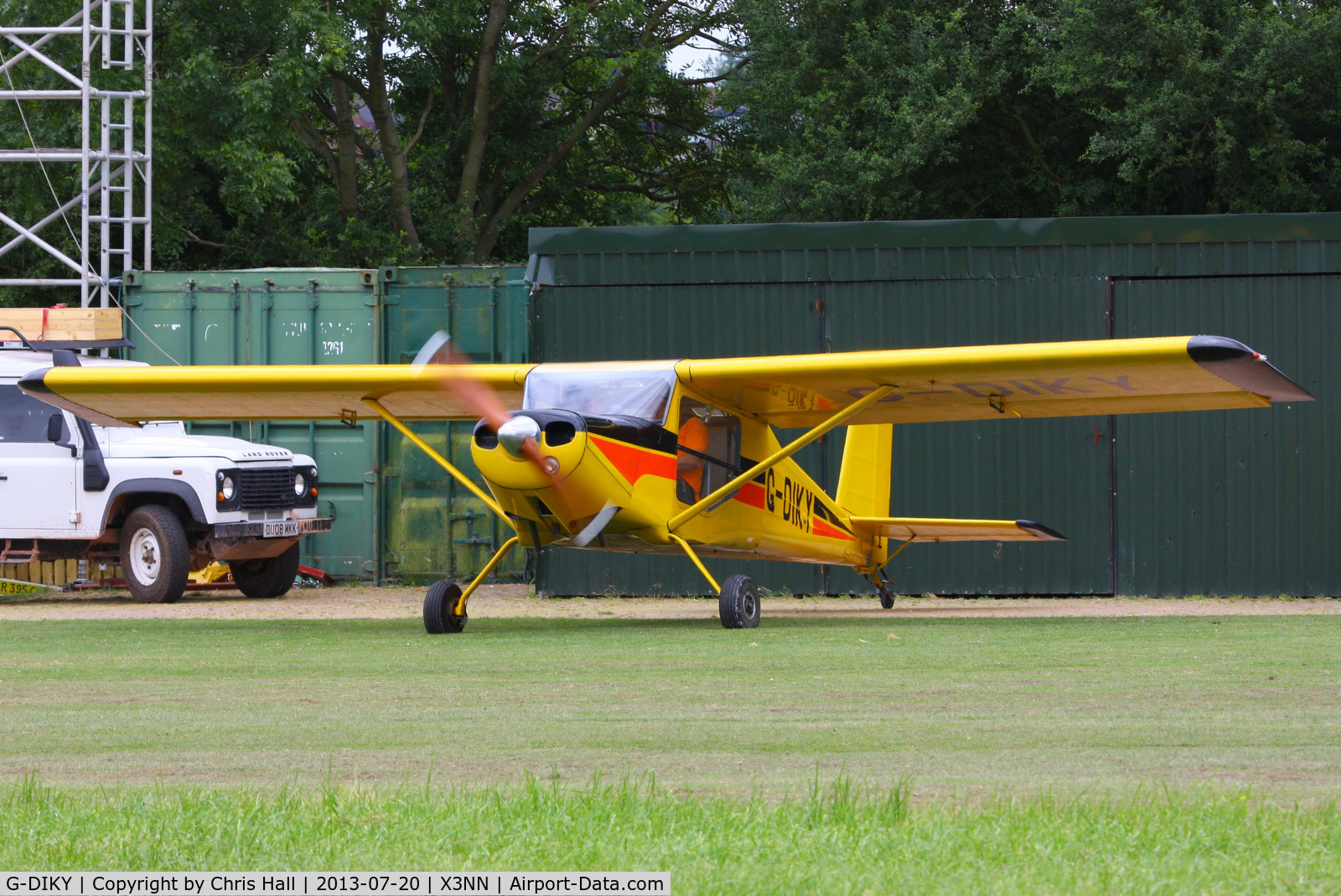 G-DIKY, 2003 Murphy Rebel C/N PFA 232-13182, at the Stoke Golding stakeout 2013