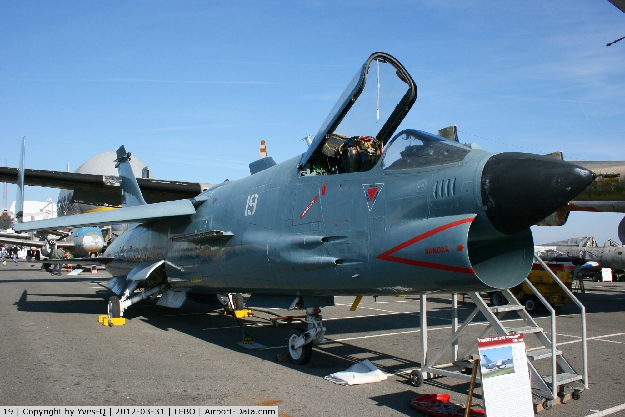 19, Vought F-8E(FN) Crusader C/N 1236, Vought F-8E(FN) Crusader (cn 1236), Les Ailes Anciennes Toulouse-Blagnac (LFBO)