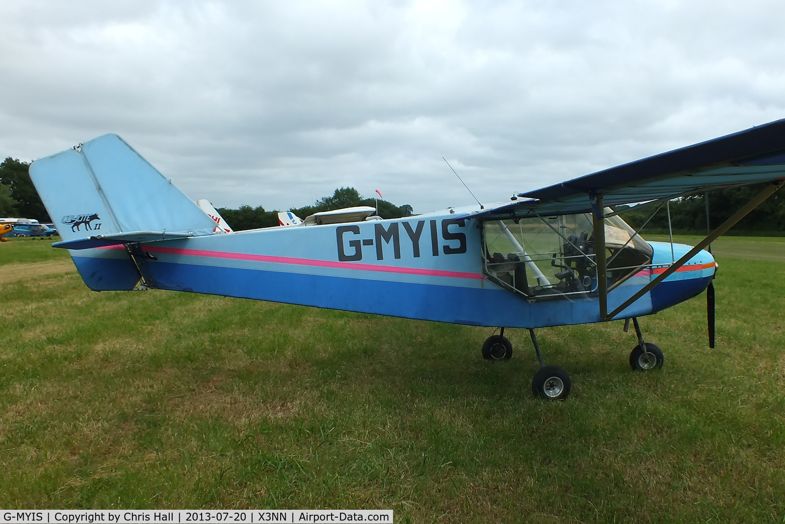 G-MYIS, 1993 Rans S-6ESD Coyote II C/N PFA 204-12382, at the Stoke Golding stakeout 2013