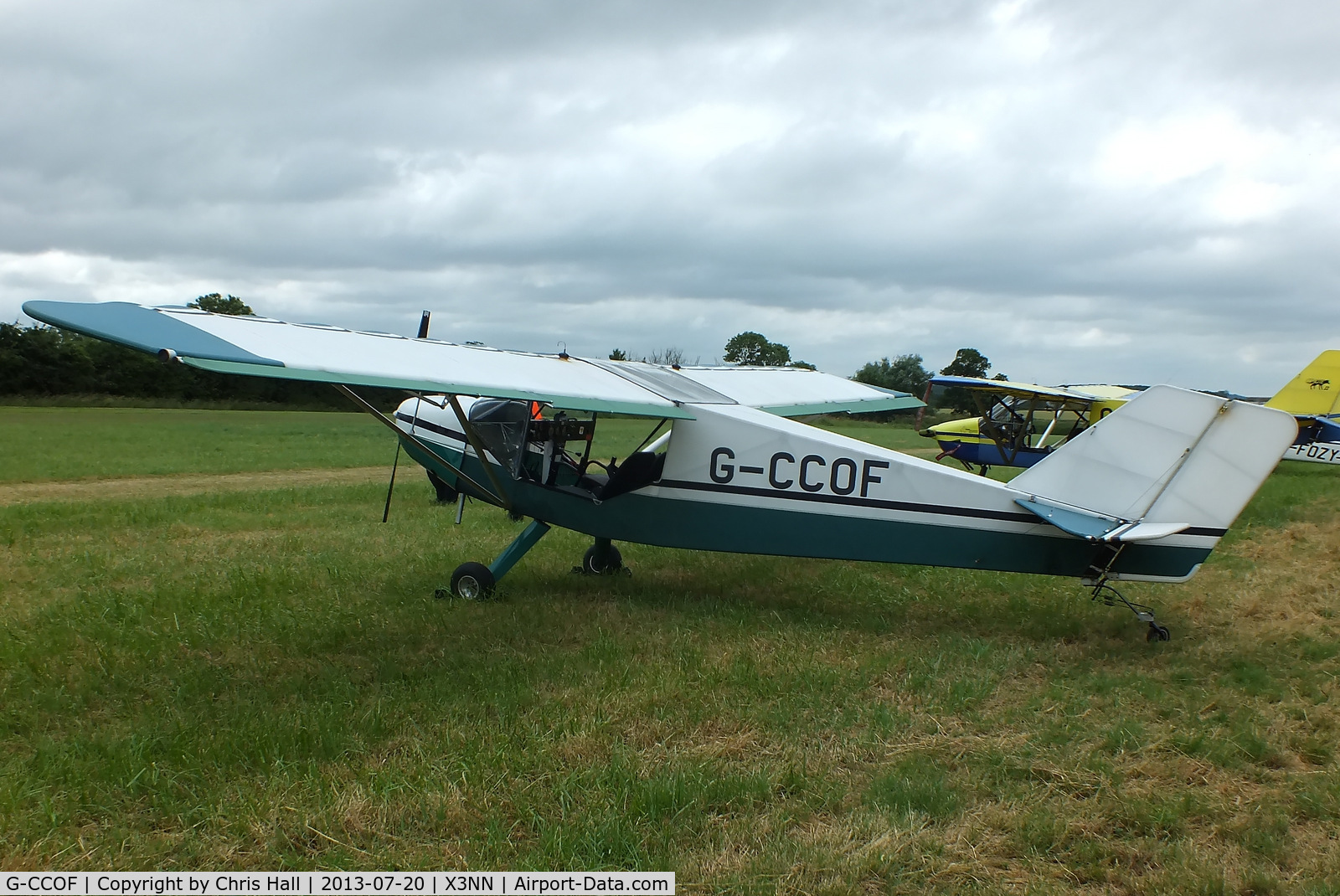G-CCOF, 2004 Rans S-6ESA Coyote II C/N PFA 204-14037, at the Stoke Golding stakeout 2013