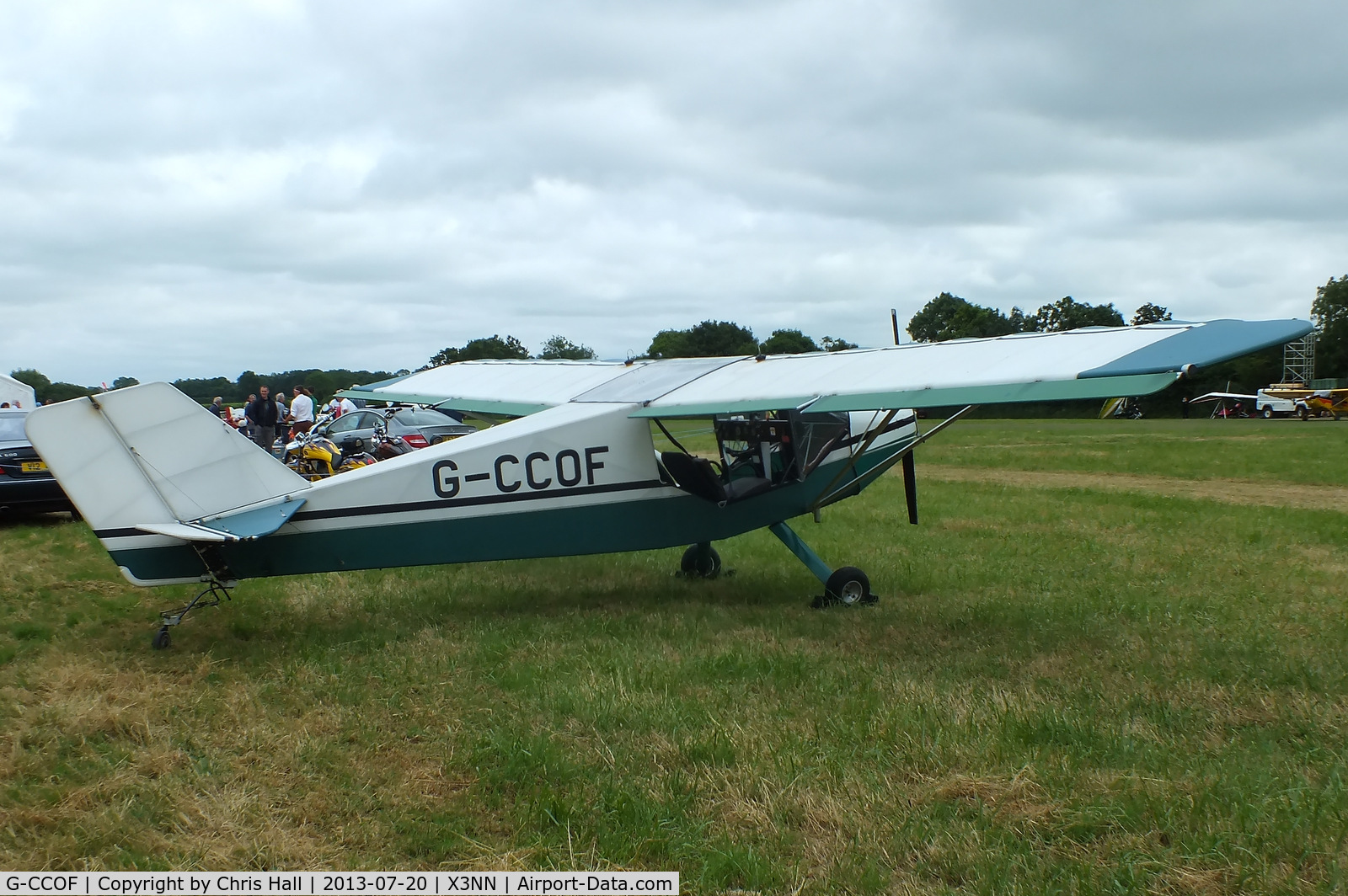 G-CCOF, 2004 Rans S-6ESA Coyote II C/N PFA 204-14037, at the Stoke Golding stakeout 2013