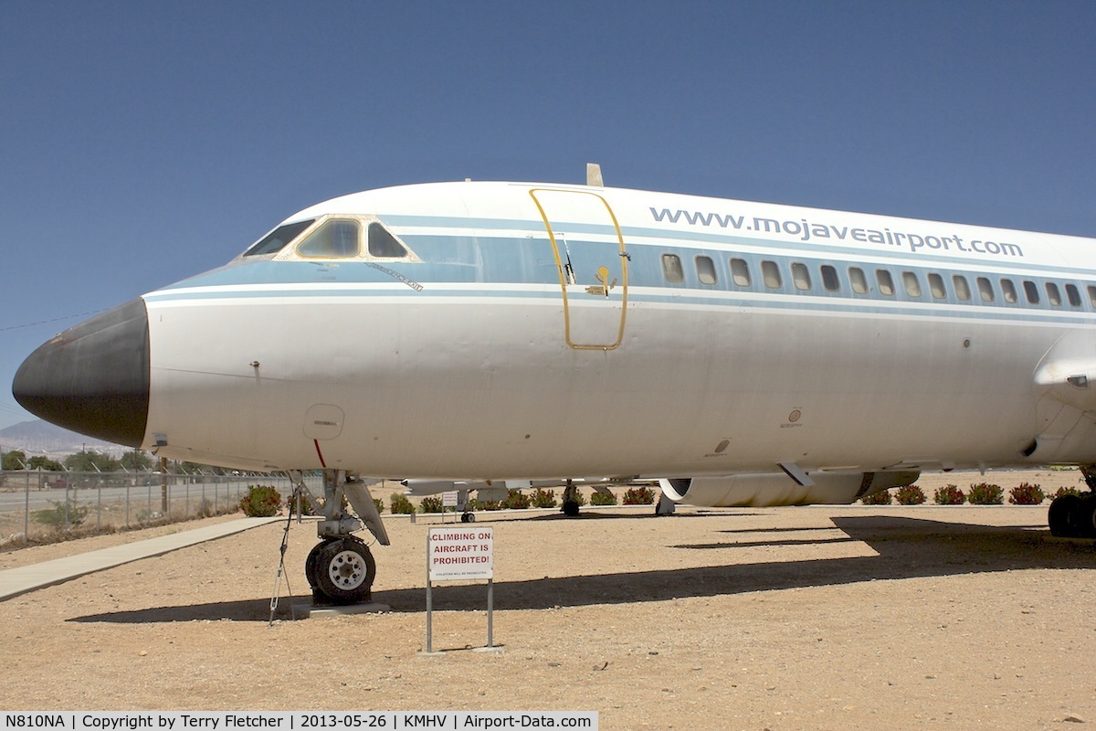N810NA, 1962 Convair CV-990-30A-5 Coronado C/N 30-10-29, at the entrance to Mojave Airport