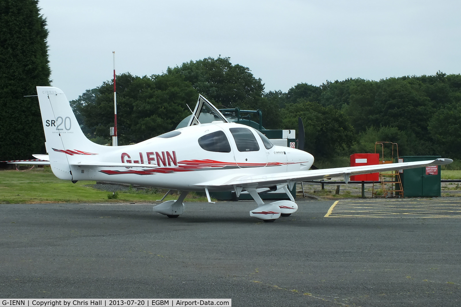 G-IENN, 2008 Cirrus SR20 C/N 1899, at the Tatenhill Charity Fly in