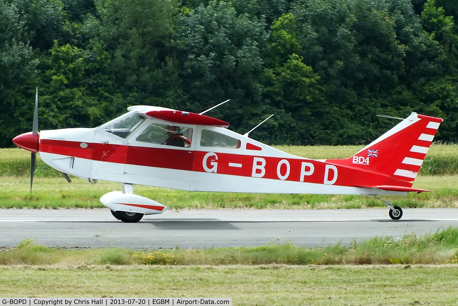 G-BOPD, 1974 Bede BD-4 C/N 632, at the Tatenhill Charity Fly in