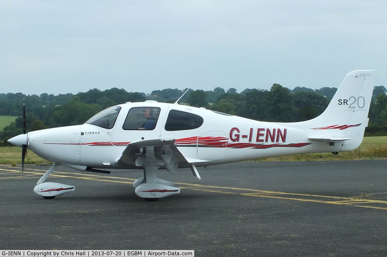 G-IENN, 2008 Cirrus SR20 C/N 1899, at the Tatenhill Charity Fly in
