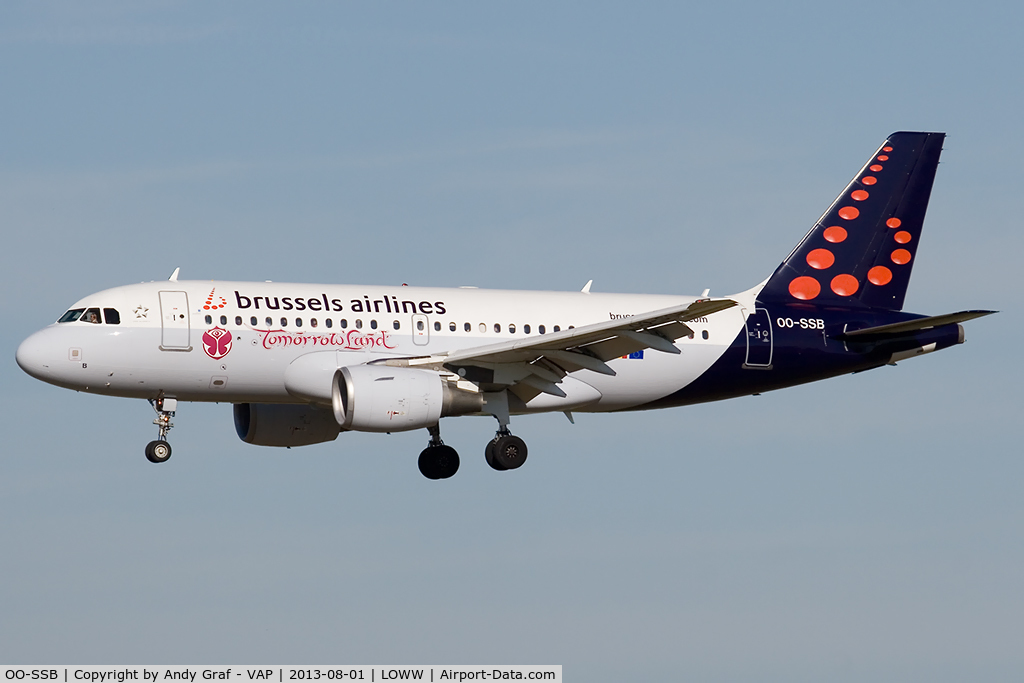 OO-SSB, 2005 Airbus A319-111 C/N 2400, Brussel Airlines A319