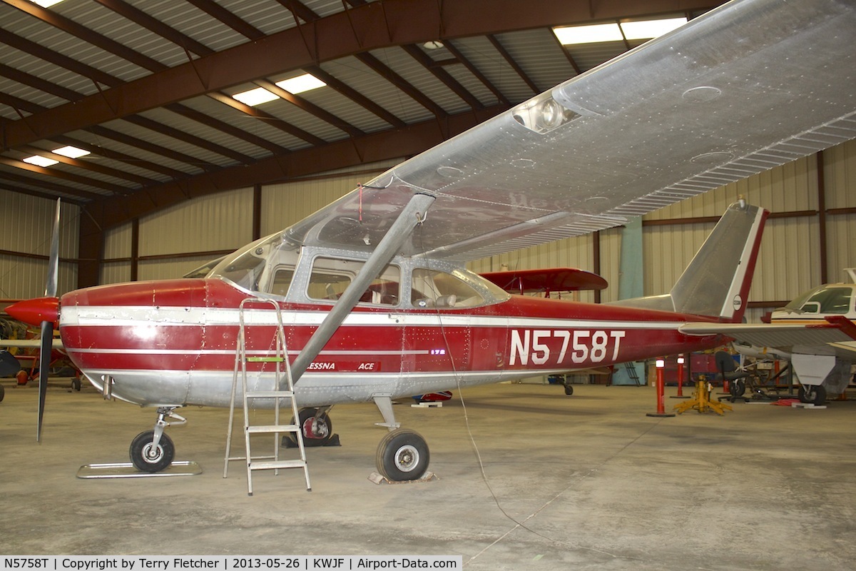 N5758T, 1964 Cessna 172E C/N 17251658, At Milestones of Flight Museum at Lancaster CA
