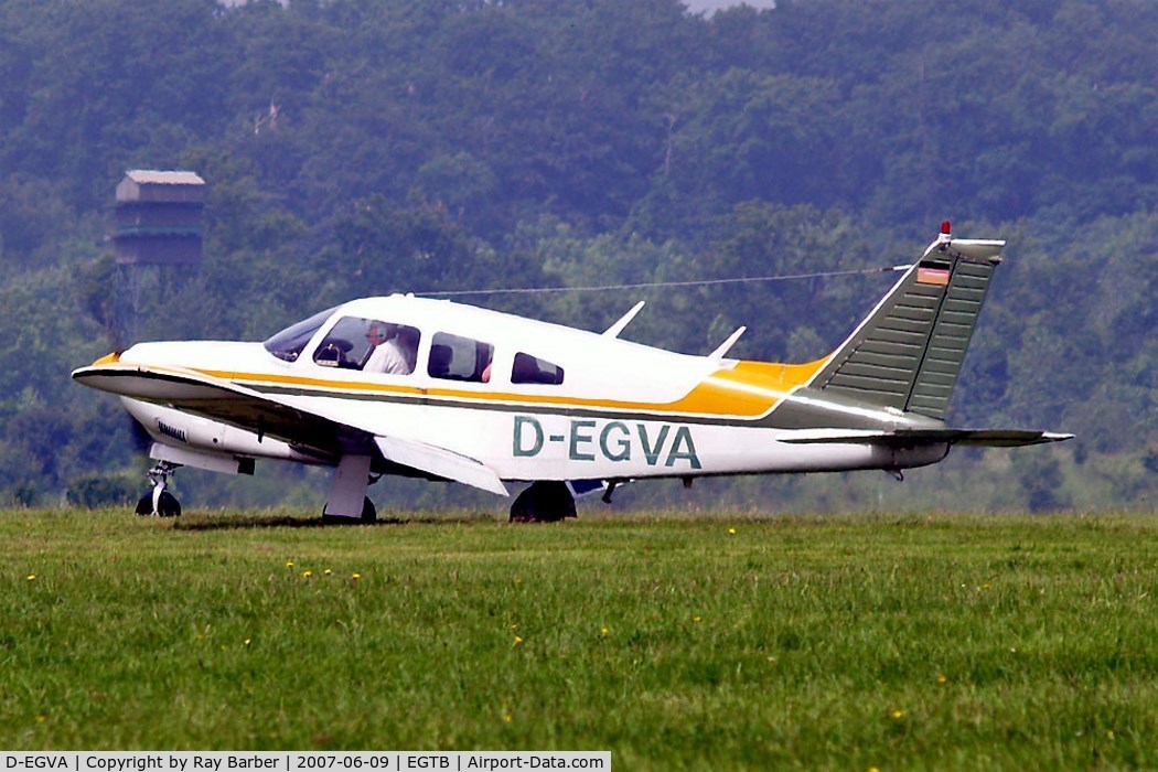 D-EGVA, 1976 Piper PA-28R-200 Cherokee Arrow II C/N 28R-7635229, Piper PA-28R-200 Cherokee Arrow II [28R-7635229] Booker~G 09/06/2007