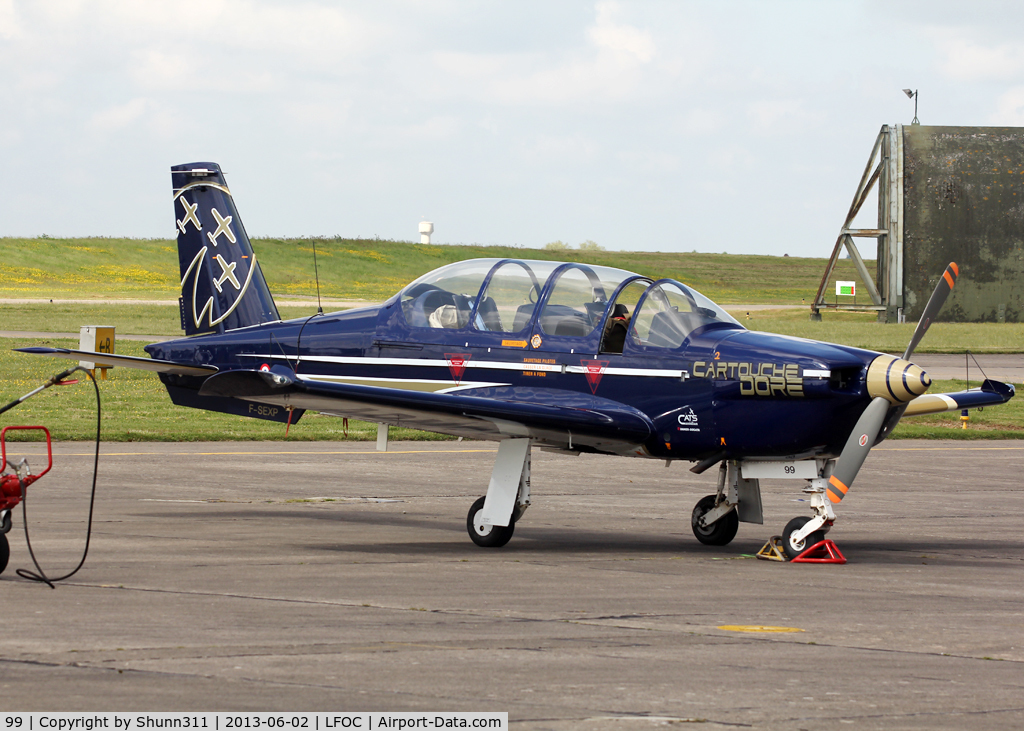 99, Socata TB-30 Epsilon C/N 99, Used as a demo for Cartouche Dorée Patrol during LFOC Open Day 2013... New c/s