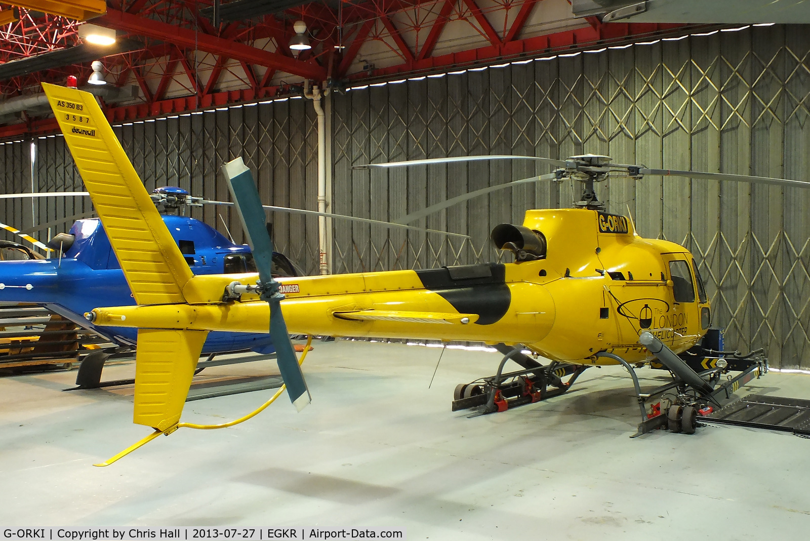 G-ORKI, 2002 Eurocopter AS-350B-3 Ecureuil Ecureuil C/N 3587, Jet Helicopters Ltd