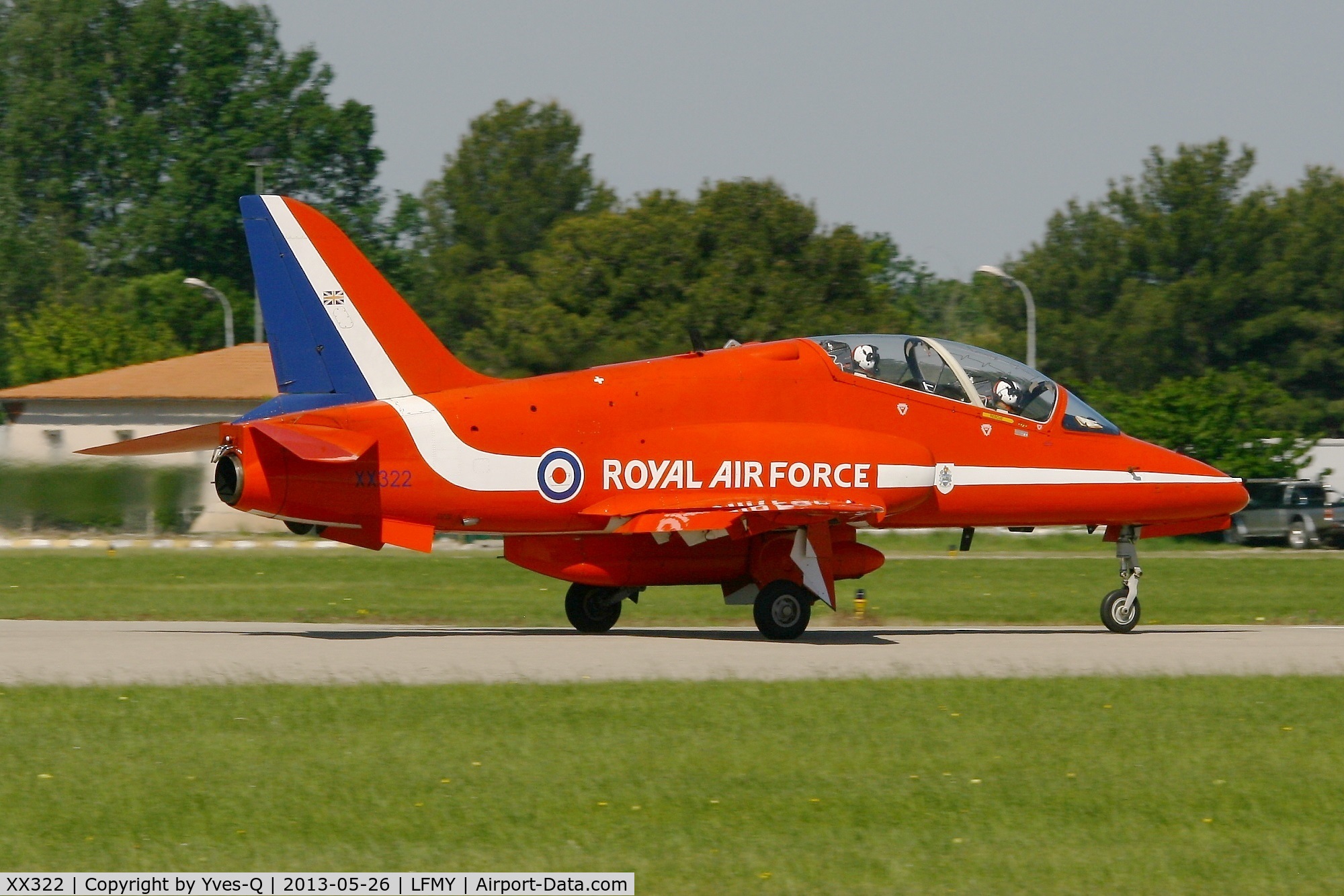 XX322, 1980 Hawker Siddeley Hawk T.1A C/N 165/312147, Hawker Siddeley Hawk T.1A, Red Arrows, Salon De Provence Air Base 701 (LFMY)