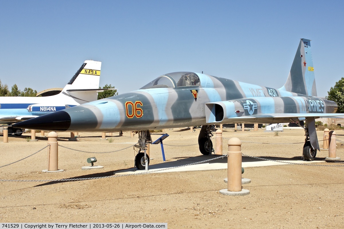 741529, 1974 Northrop F-5E Tiger II C/N R.1187, Exhibited at the Joe Davies Heritage Airpark at Palmdale Plant 42, Palmdale, California