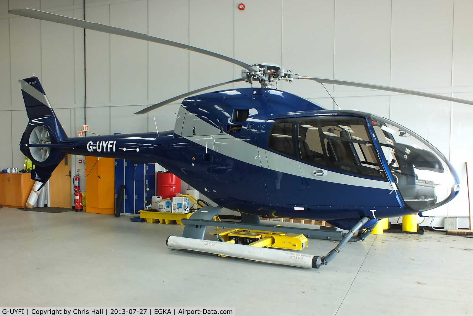 G-UYFI, 2008 Eurocopter EC-120B Colibri C/N 1565, Papa Fly Ltd