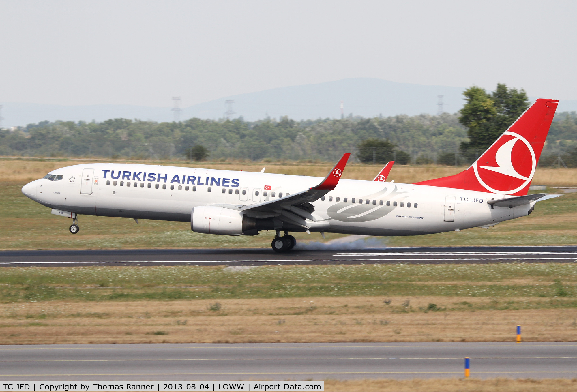 TC-JFD, 1998 Boeing 737-8F2 C/N 29766, Turkish B737