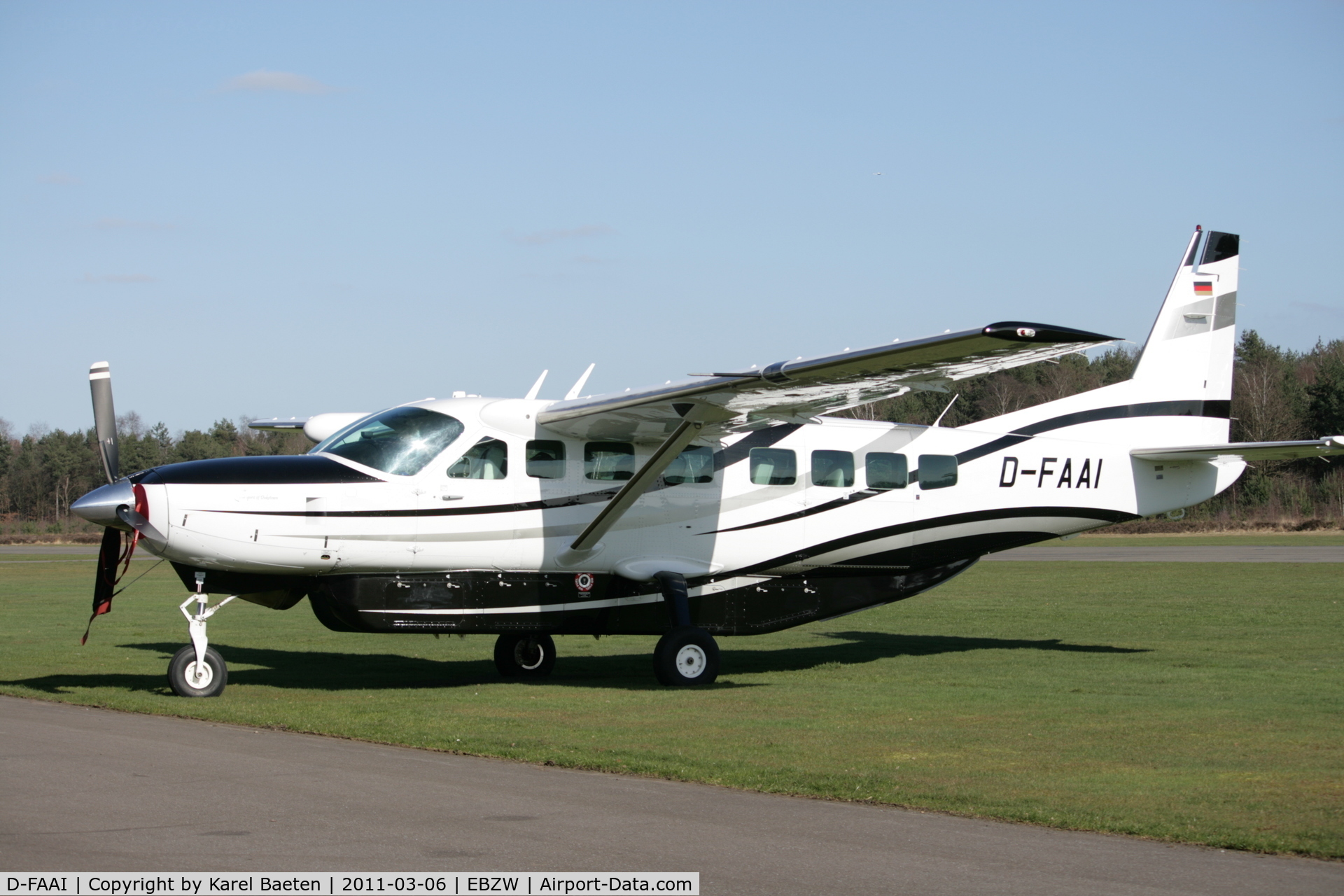 D-FAAI, 2008 Cessna 208B Grand Caravan C/N 208B2039, Air Alliance plane on maintenance @EBZW
