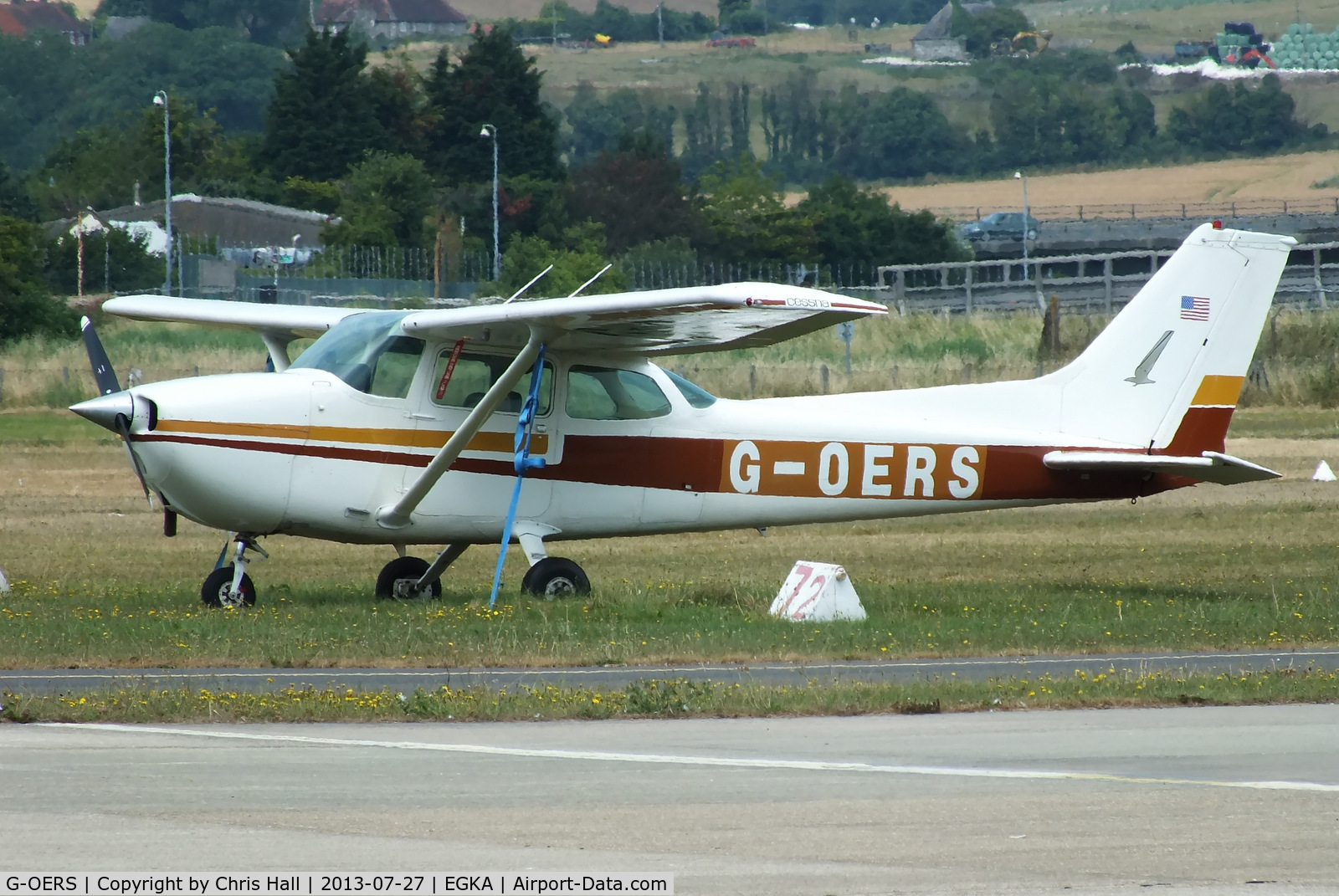 G-OERS, 1977 Cessna 172N C/N 172-68856, former Leicester resident now based at Shorham