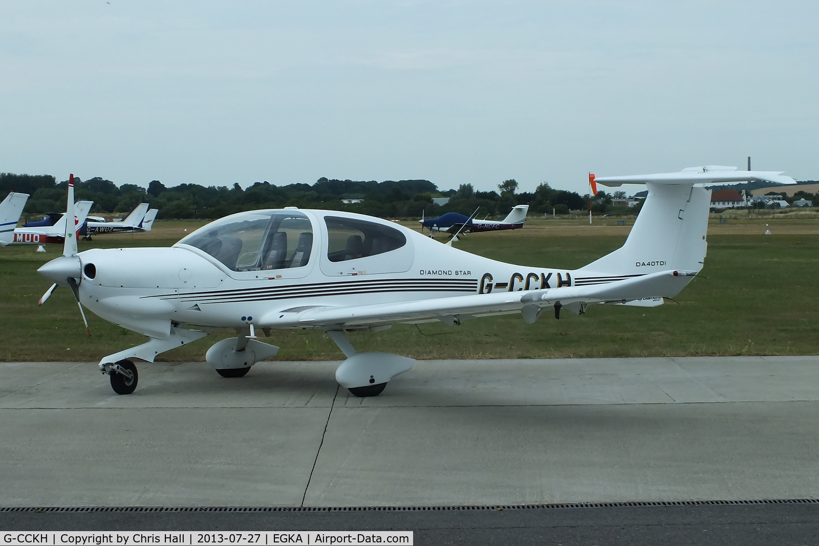 G-CCKH, 2003 Diamond DA-40D Diamond Star C/N D4.039, Flying Time Ltd