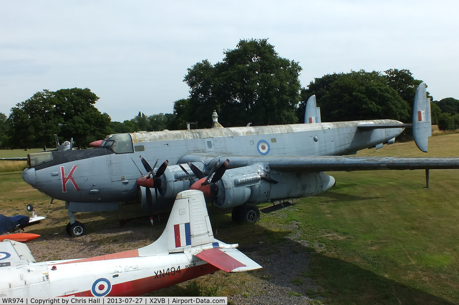 WR974, 1957 Avro 716 Shackleton MR.3/3 C/N Not found WR974, displayed at the Gatwick Aviation Museum