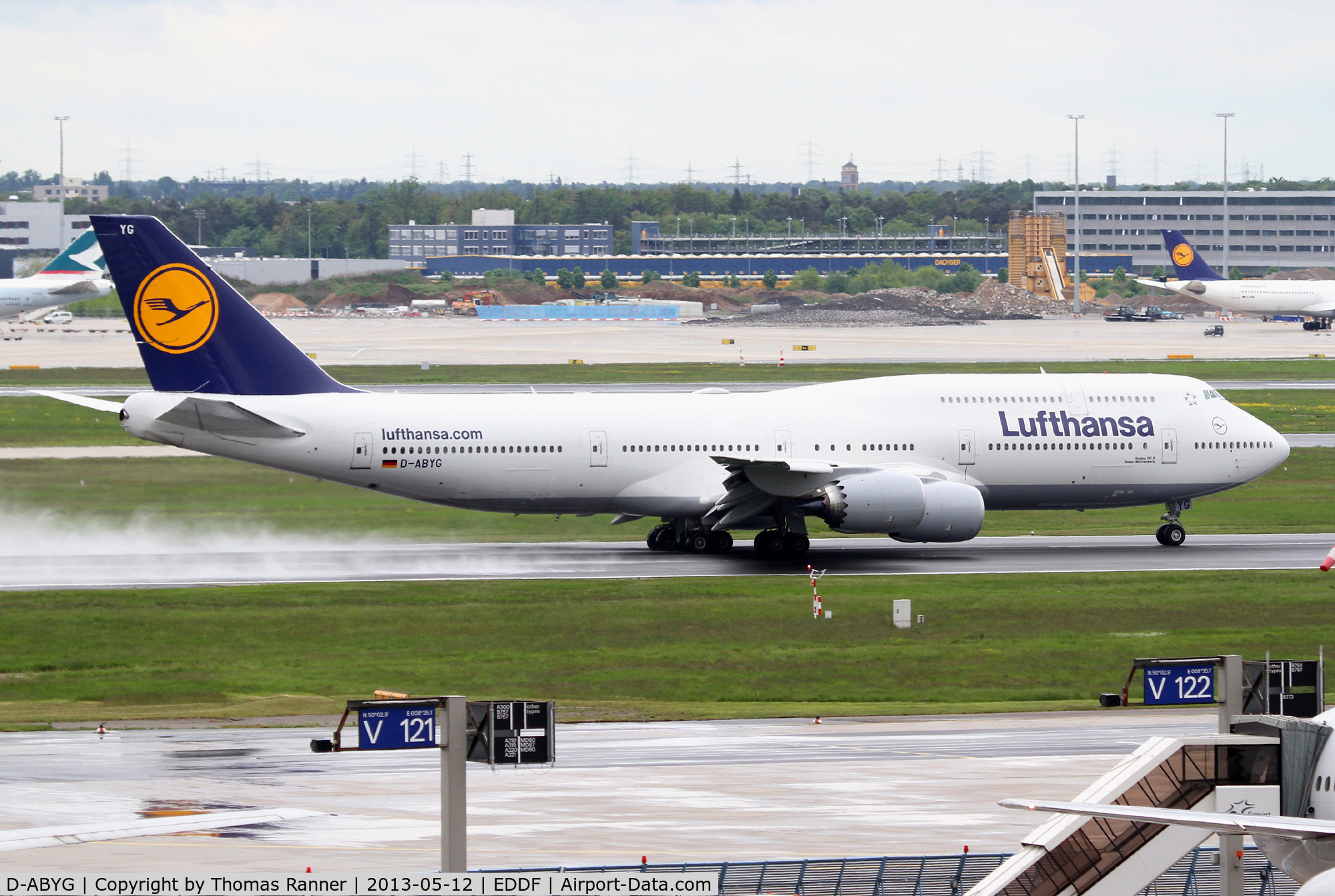 D-ABYG, 2013 Boeing 747-830 C/N 37831, Lufthansa B747