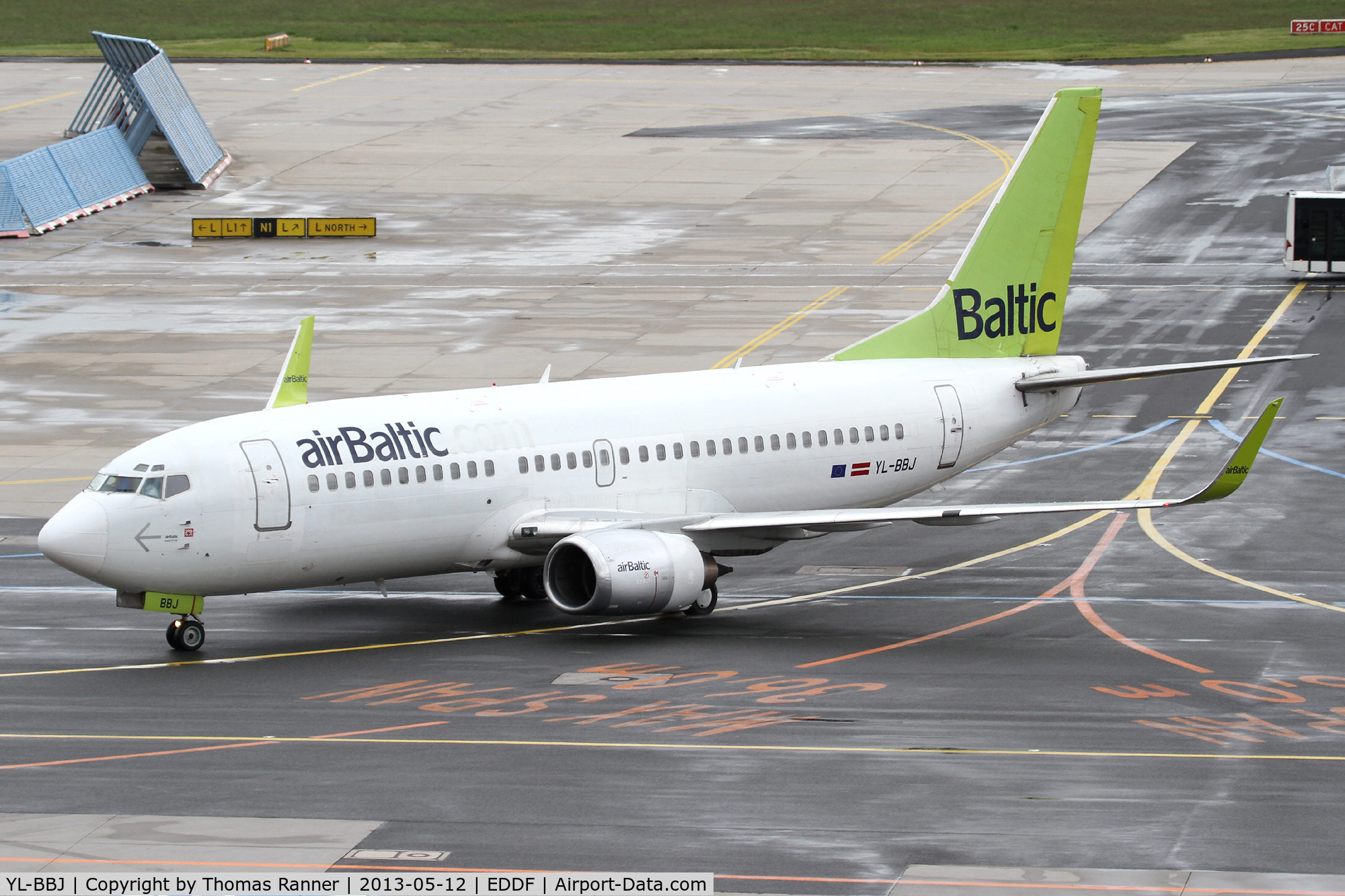 YL-BBJ, 1999 Boeing 737-33Q C/N 30333, Air Baltic B737